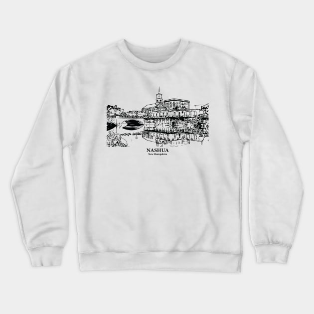 Nashua - New Hampshire Crewneck Sweatshirt by Lakeric